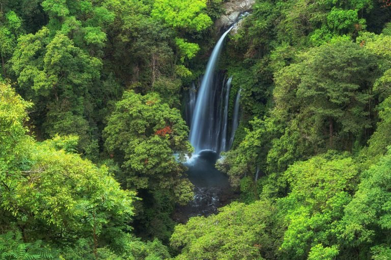 Tiu Kelep Waterfall by Yon illahi on Wikimedia
